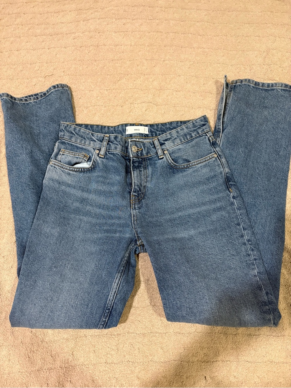 Classic mid-Rise Blue Women's Jeans